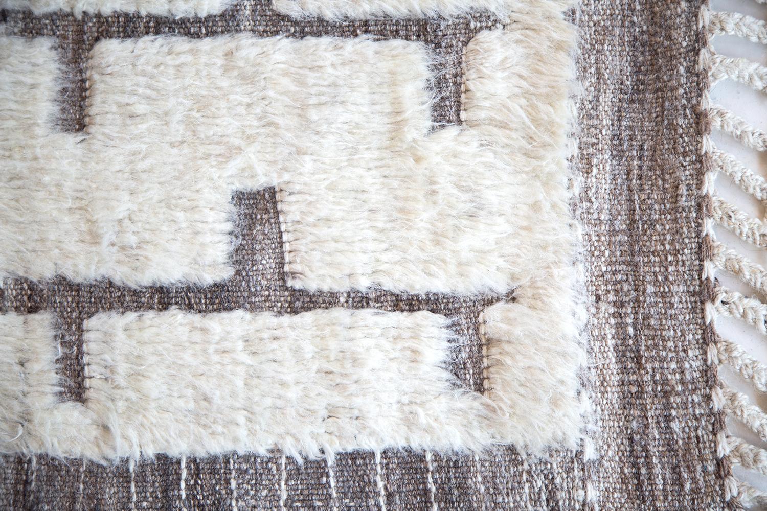 Hand-Knotted Nazmiyal Collection Boho Chic Rug. Size: 10 ft 10 in x 14 ft 