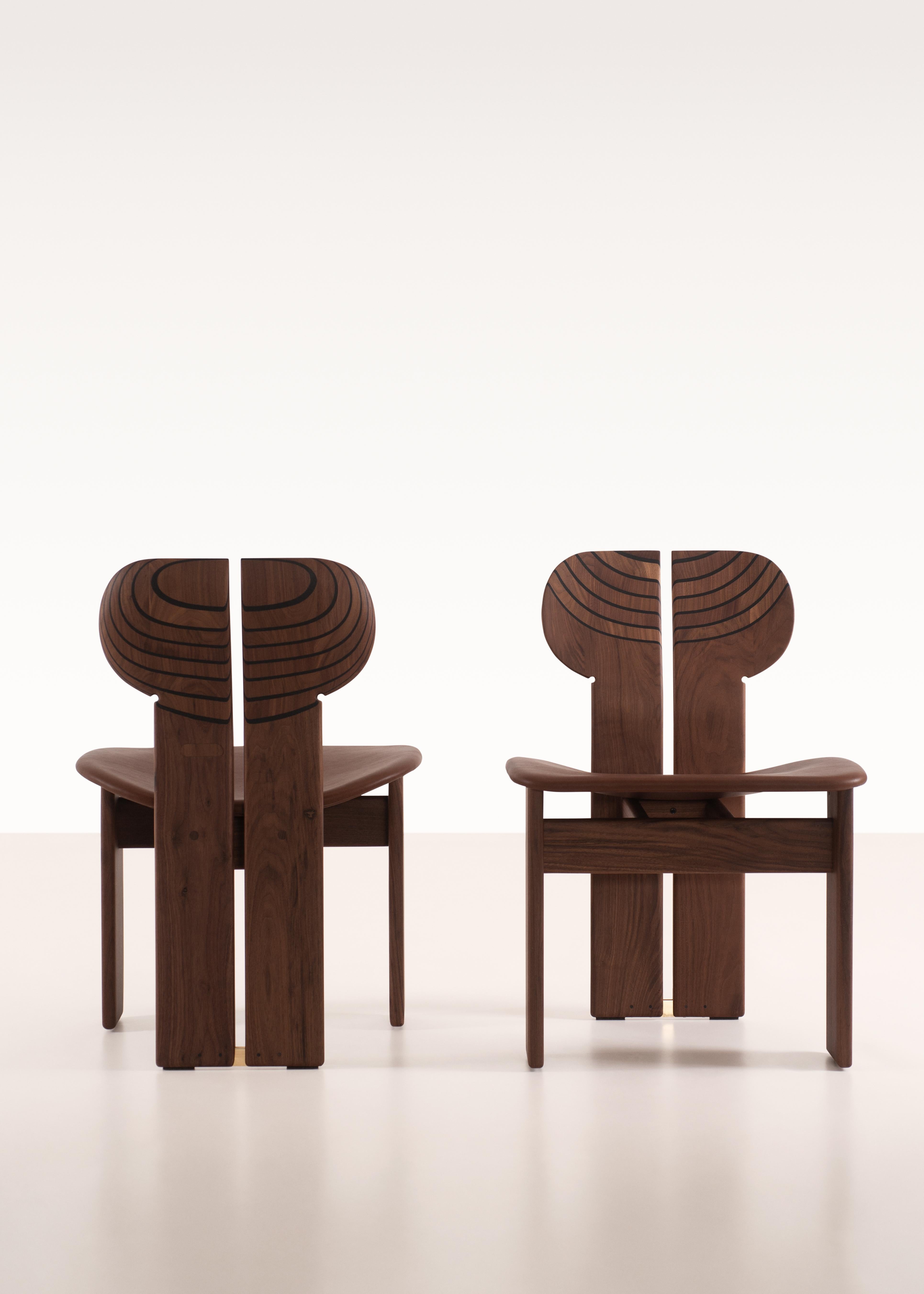 Silla Tacchini Africa nueva y personalizable por encargo de Afra & Tobia Scarpa en Nuevo estado para la venta en New York, NY