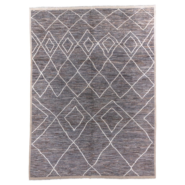 Moroccan Style Pattern Rugs New and Modern Moroccan Design Rug For Sale at 1stDibs