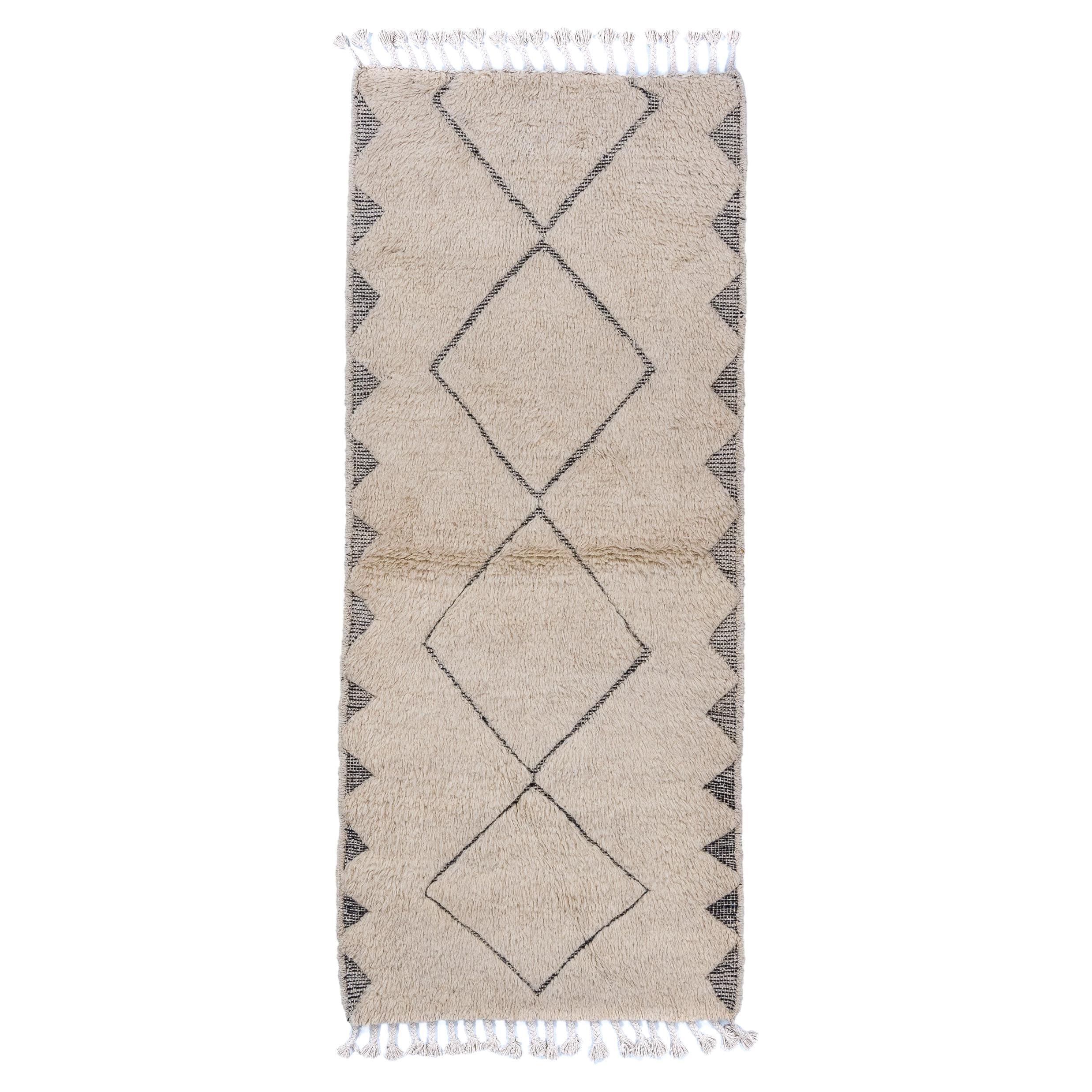 New and Modern Moroccan Runner For Sale