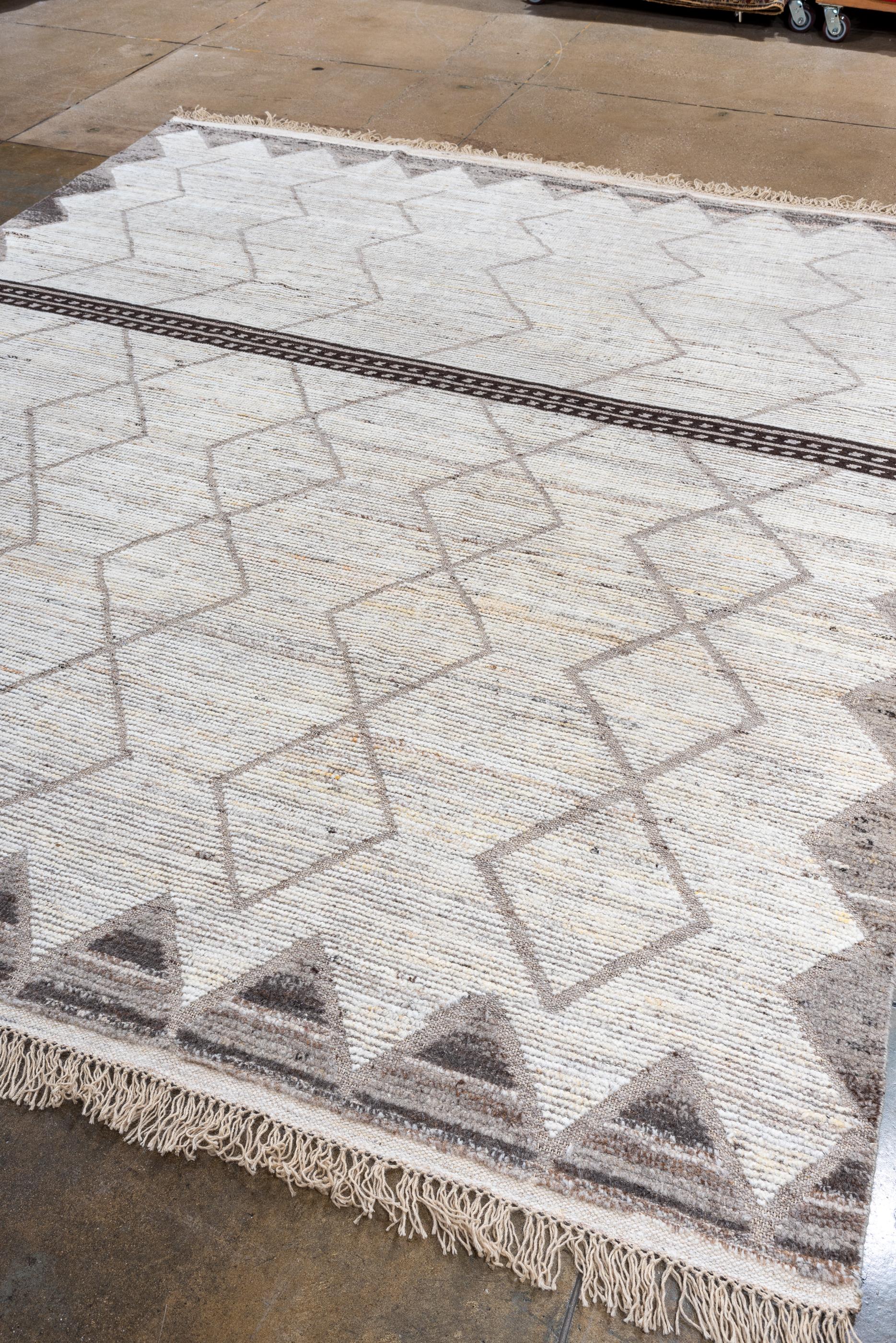 Indian New and Modern Tulu Design Rug For Sale
