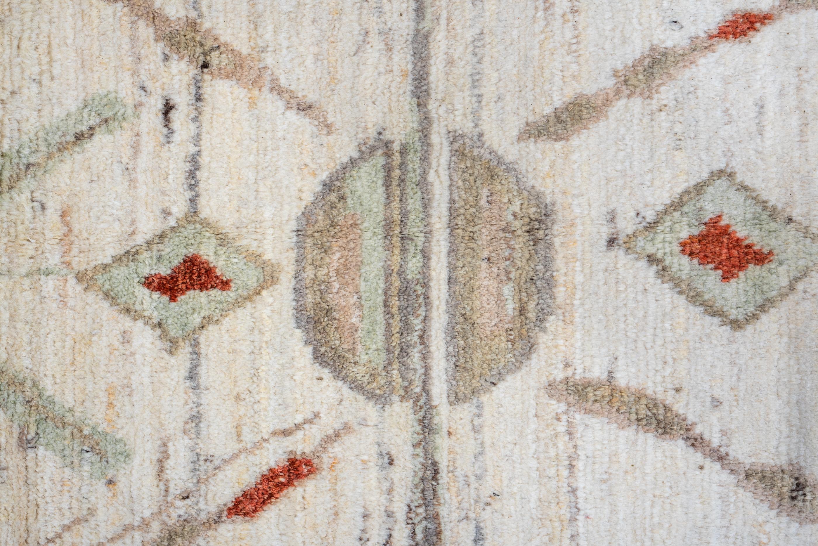 Hand-Knotted New and Modern Tulu Design Rug