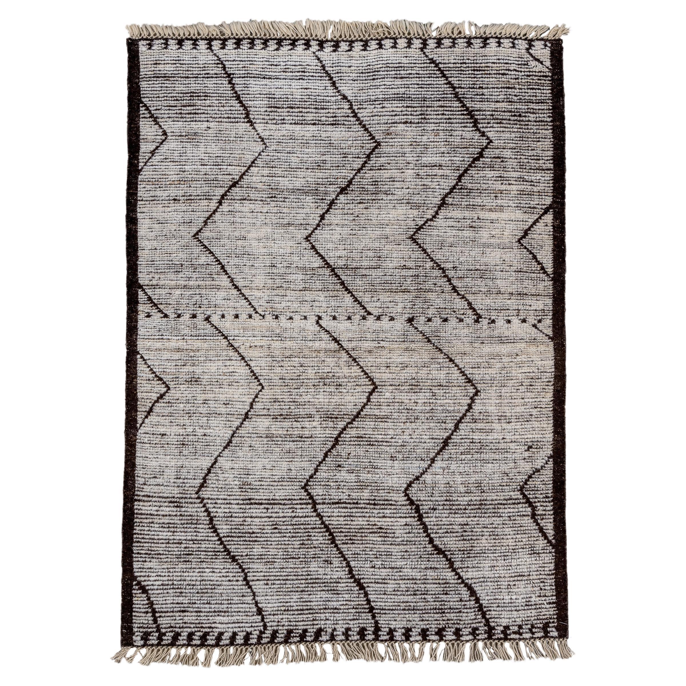 New and Modern Tulu Design Rug For Sale
