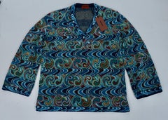 New and Unworn Missoni Comma and Wave Decorated Sweater with Original Tags