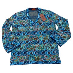 New and Unworn Missoni Comma and Wave Decorated Sweater with Original Tags