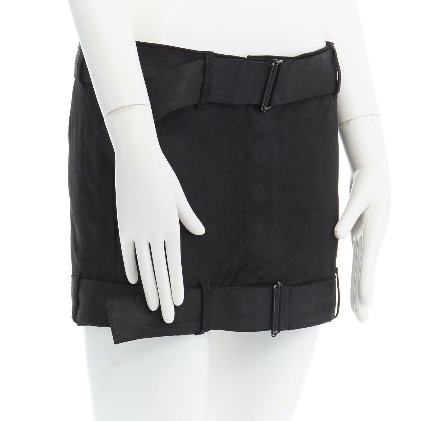 ann demeulemeester mini skirt