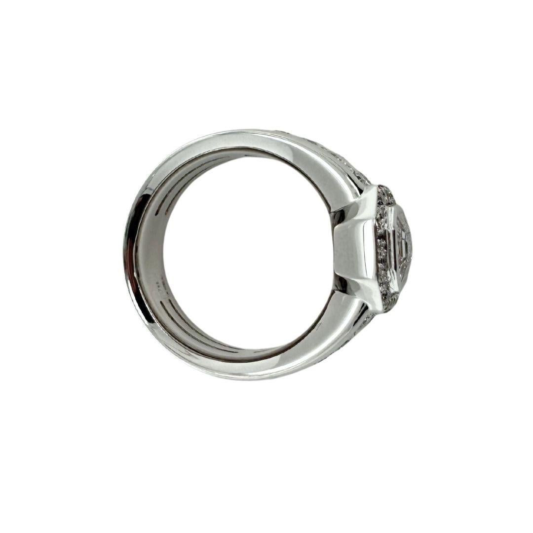 ANNIVERSARY Ring aus 18K Weißgold mit natürlichen Diamanten (Moderne) im Angebot