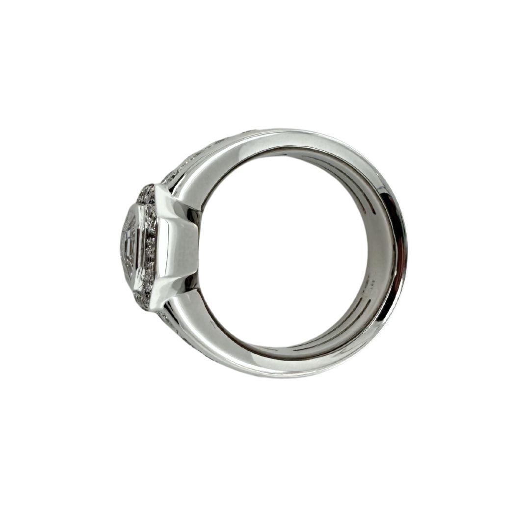 ANNIVERSARY Ring aus 18K Weißgold mit natürlichen Diamanten im Angebot 3