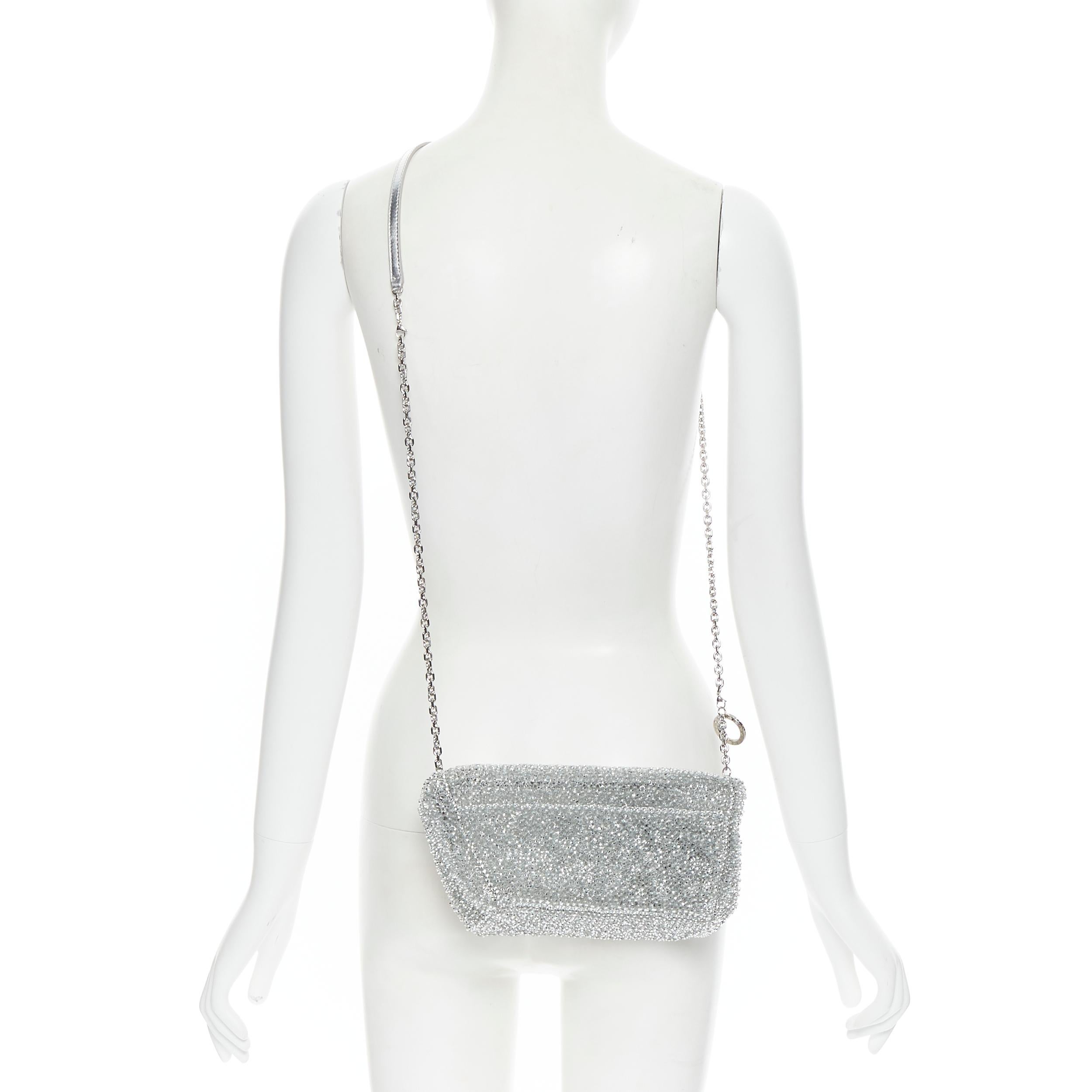 new ANTEPRIMA Rinascere silver wire woven top zip crossbody pouch bag Reference: MAWG/A00054 
Brand: Anteprima 
Model: Rinascere 
Material: Plastic 
Color: Silver 
Pattern: Solid 
Closure: Zip 

CONDITION: 
Condition: New with tags. 

MEASUREMENTS: