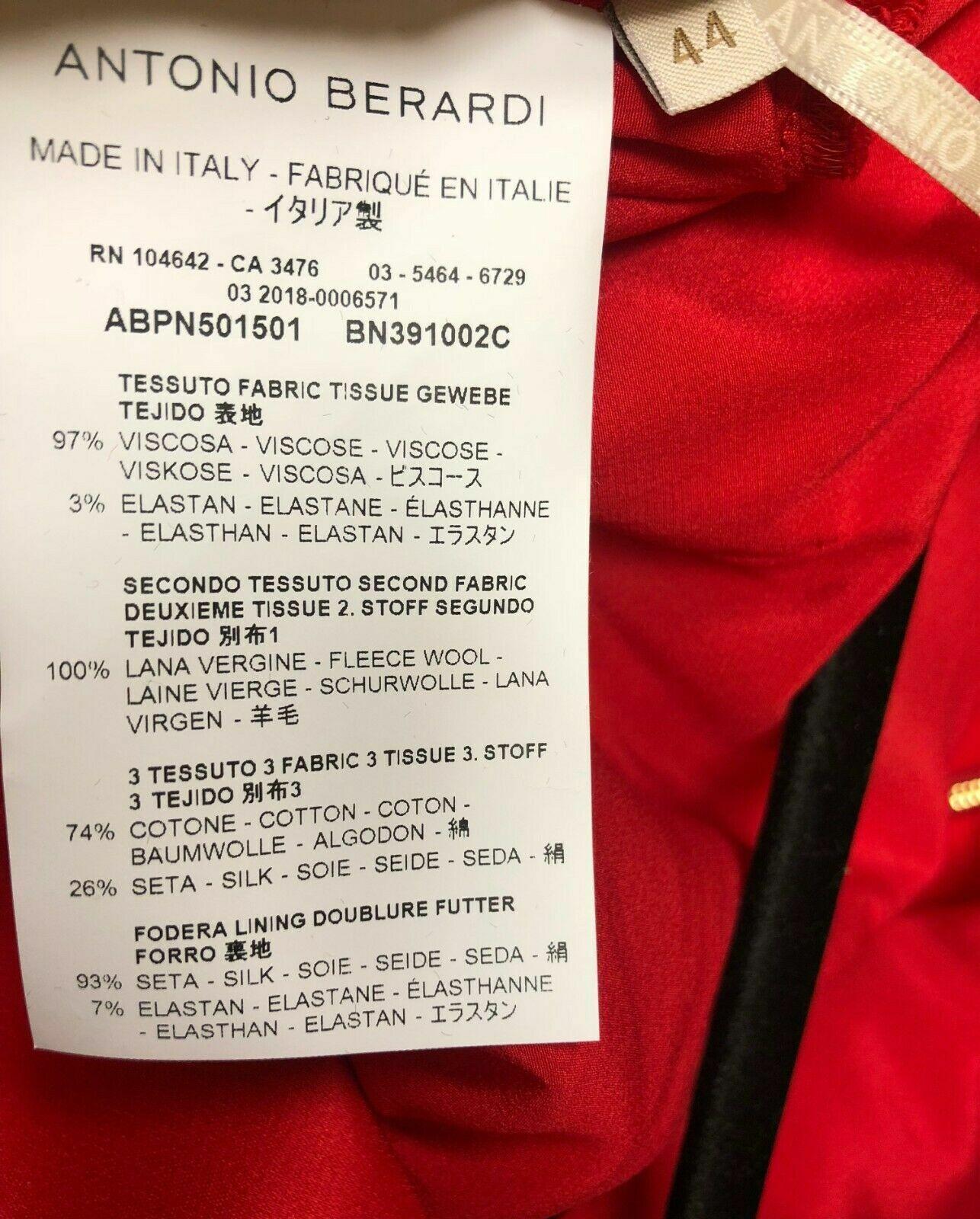 New Antonio Berardi Fire red dress size IT-44, US-8 For Sale 2