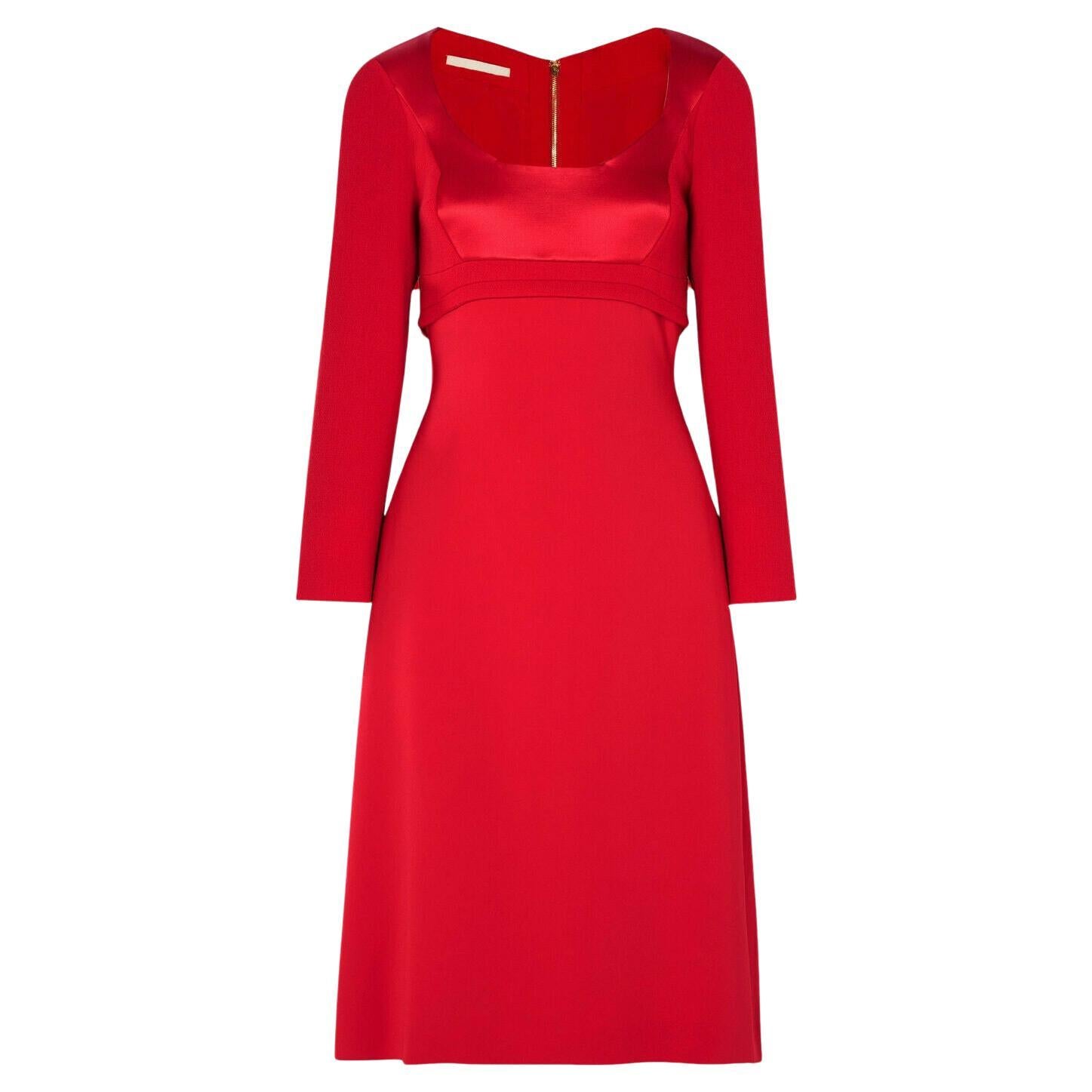 New Antonio Berardi Fire red dress size IT-44, US-8 For Sale