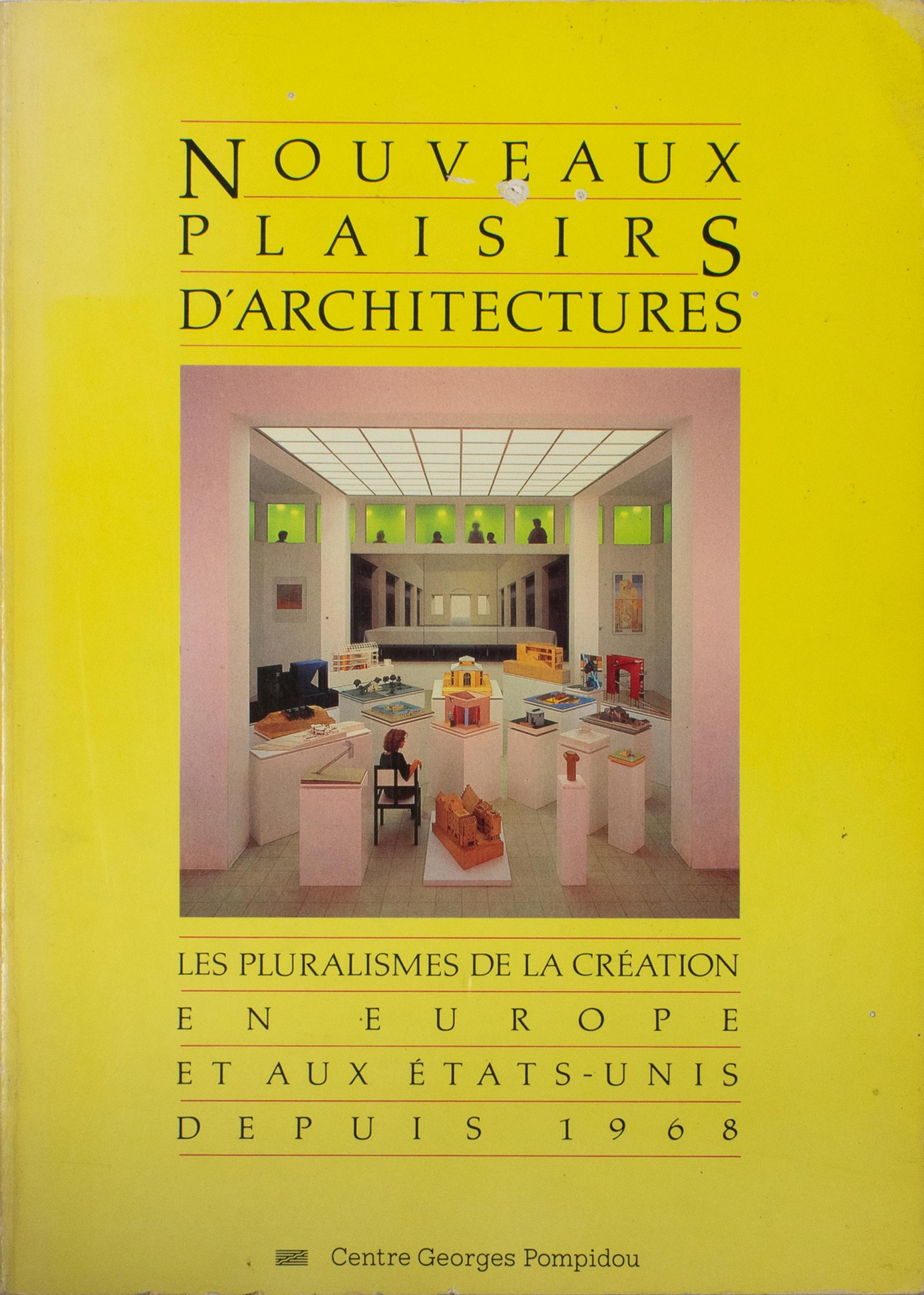 Moderne New Architectural Pleasures, livre français de George Pompidou Art Center, 1985 en vente