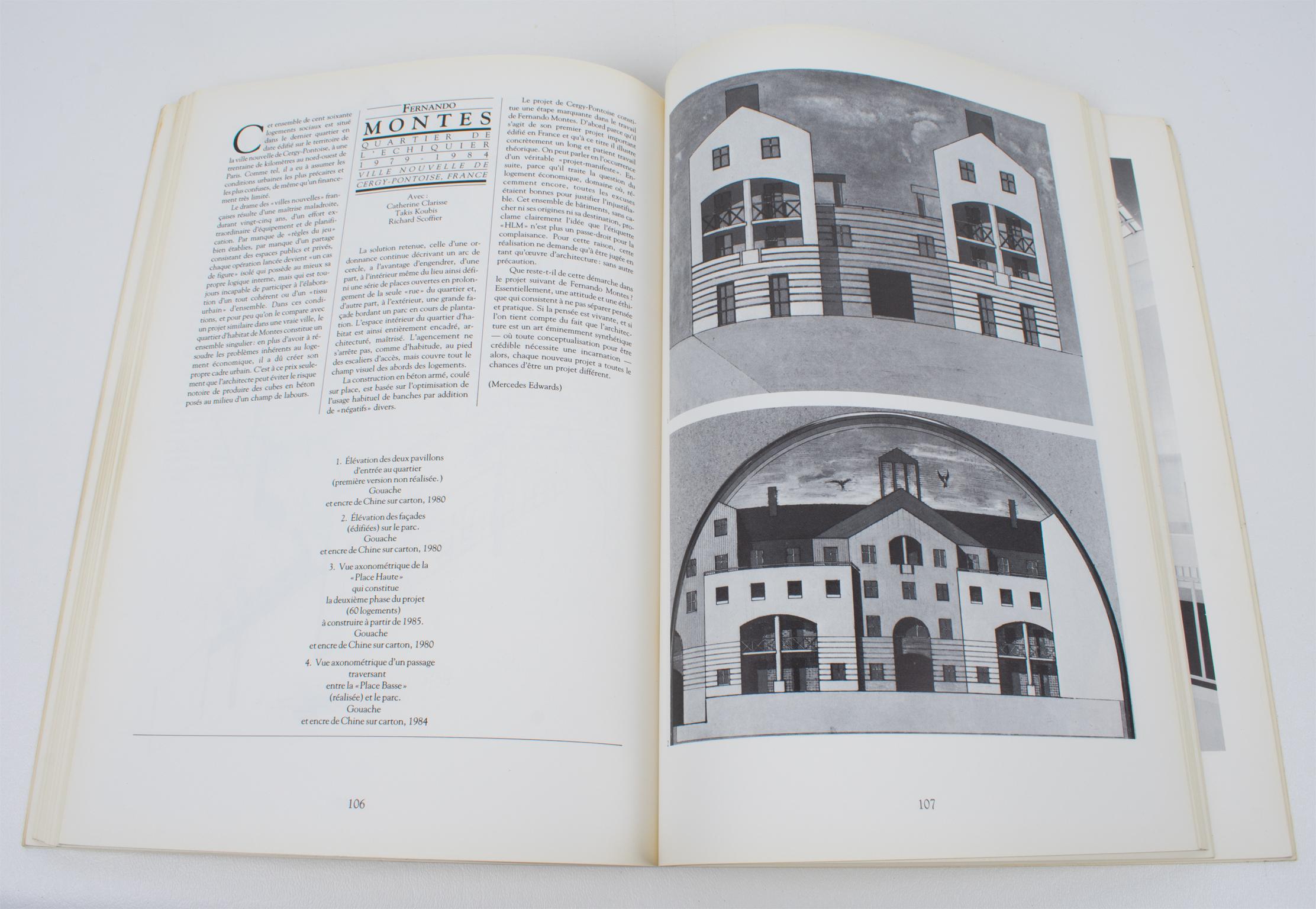 Paper New Architectural Pleasures, French Book by George Pompidou Art Center, 1985 For Sale