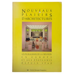 New Architectural Pleasures, Französisches Buch des George Pompidou Art Center, 1985