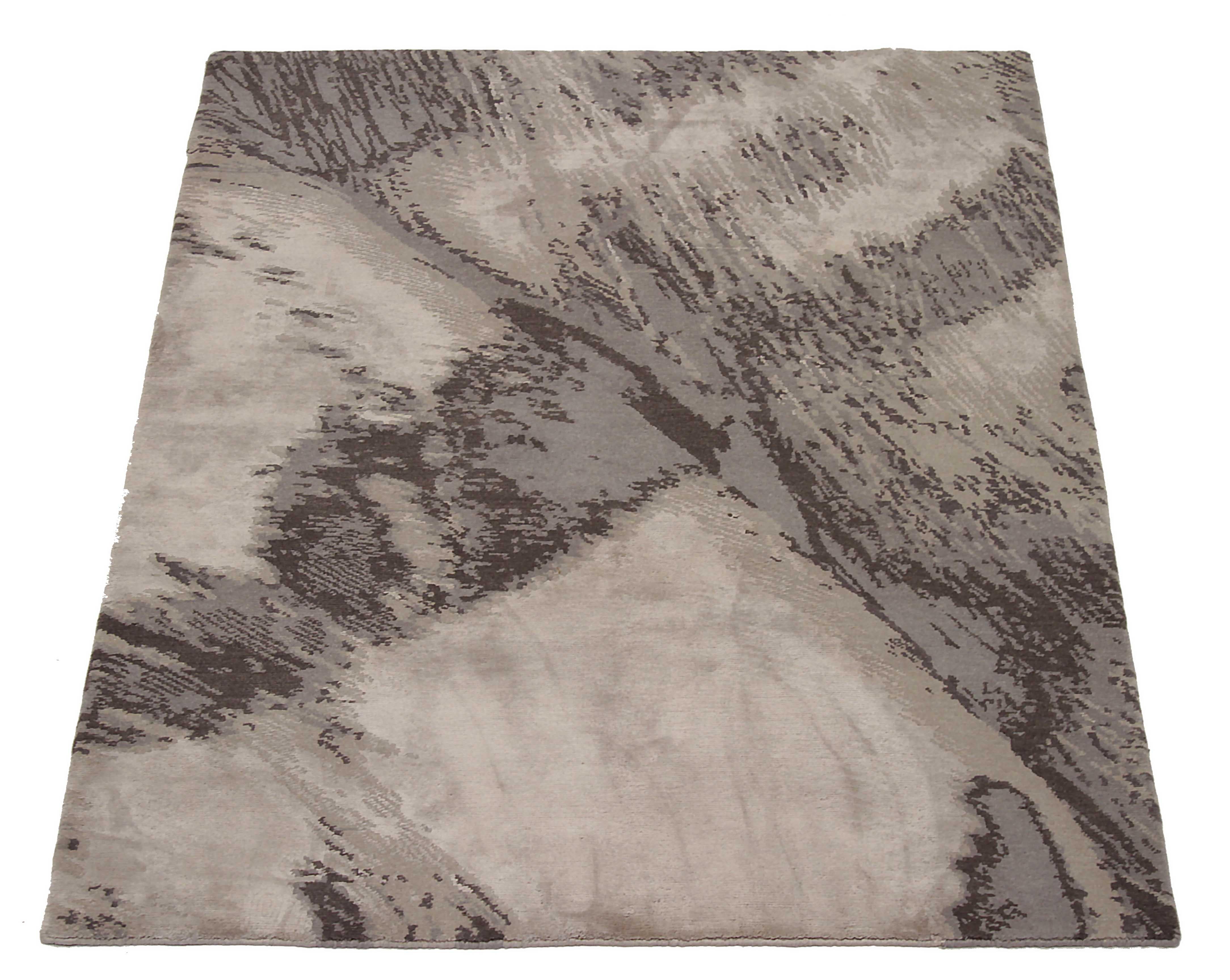 New area rug handwoven from the finest sheep’s wool and silk. It’s colored with all-natural vegetable dyes that are safe for humans and pets. It has a nice 4’ x 5’ dimension that works perfectly in small to medium-sized rooms and living spaces