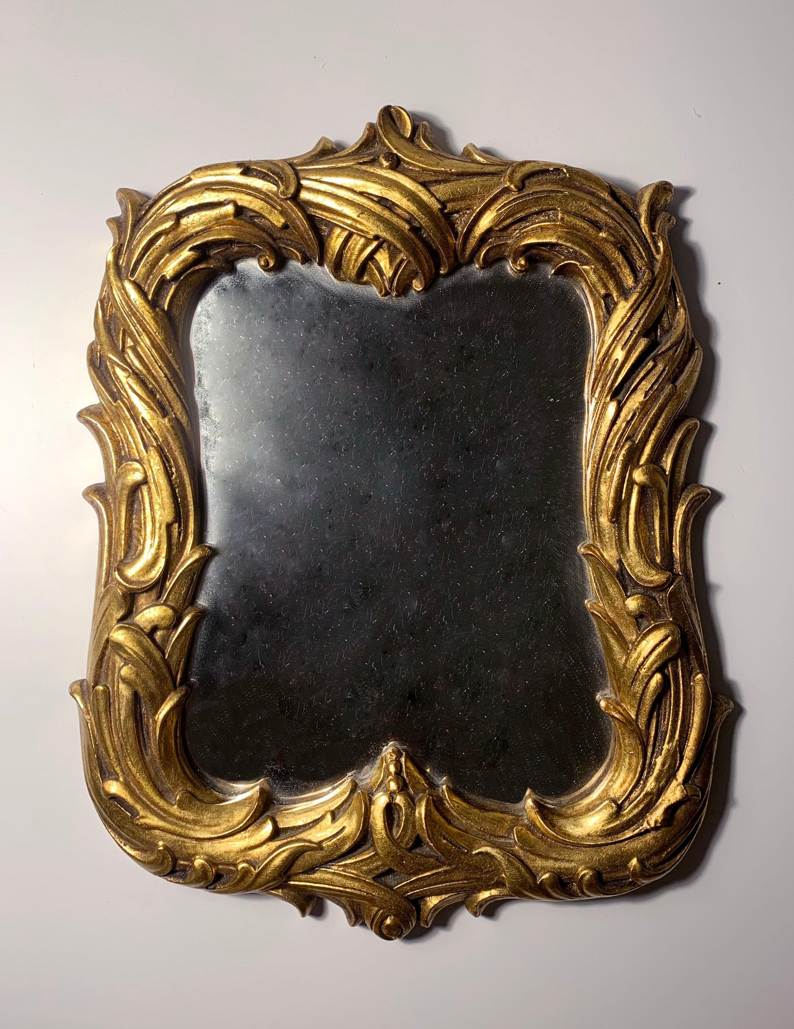 New art wares vintage mirror. Style of Serge Roche and Dorothy Draper