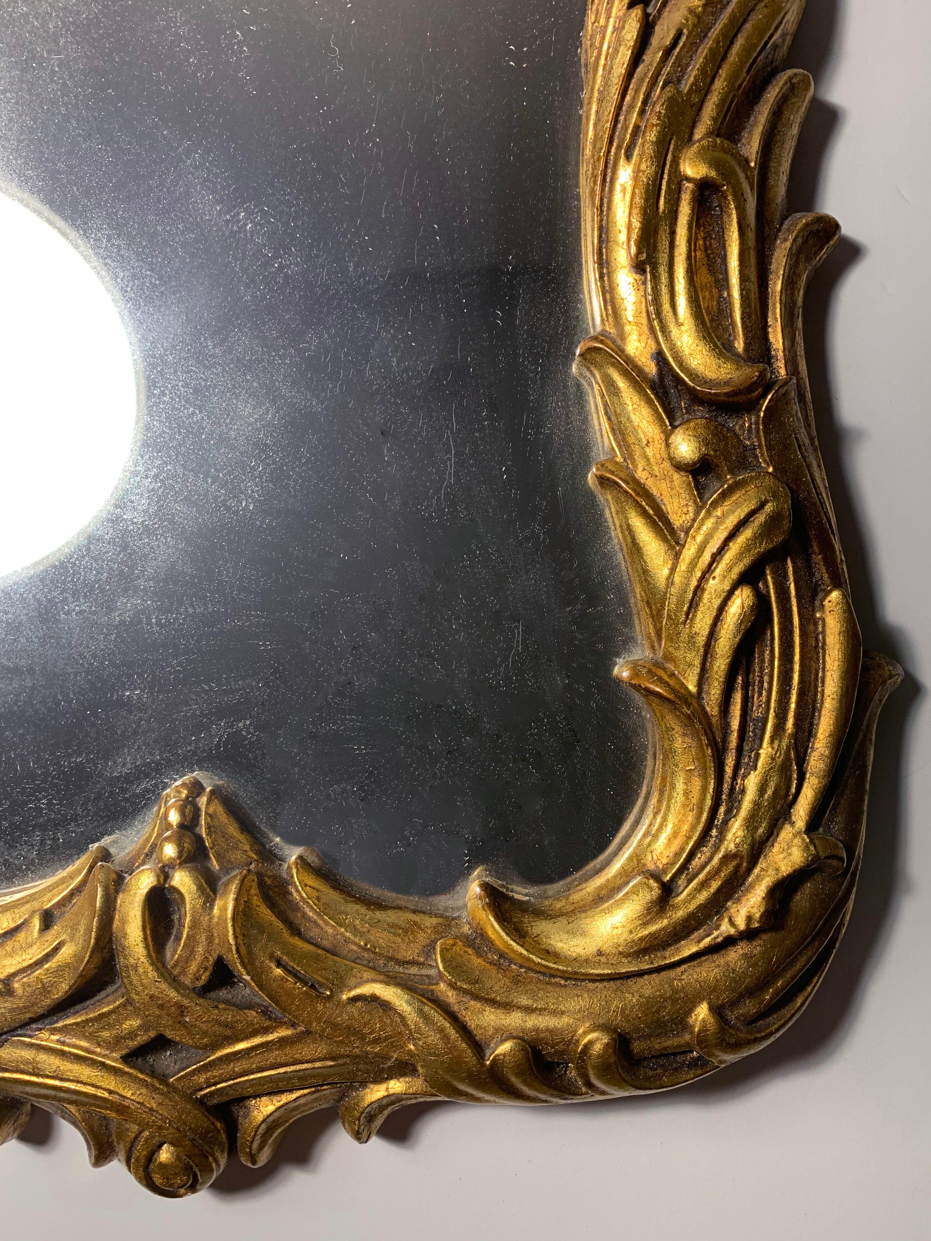 American Hollywood Regency New Art Wares Vintage Mirror For Sale