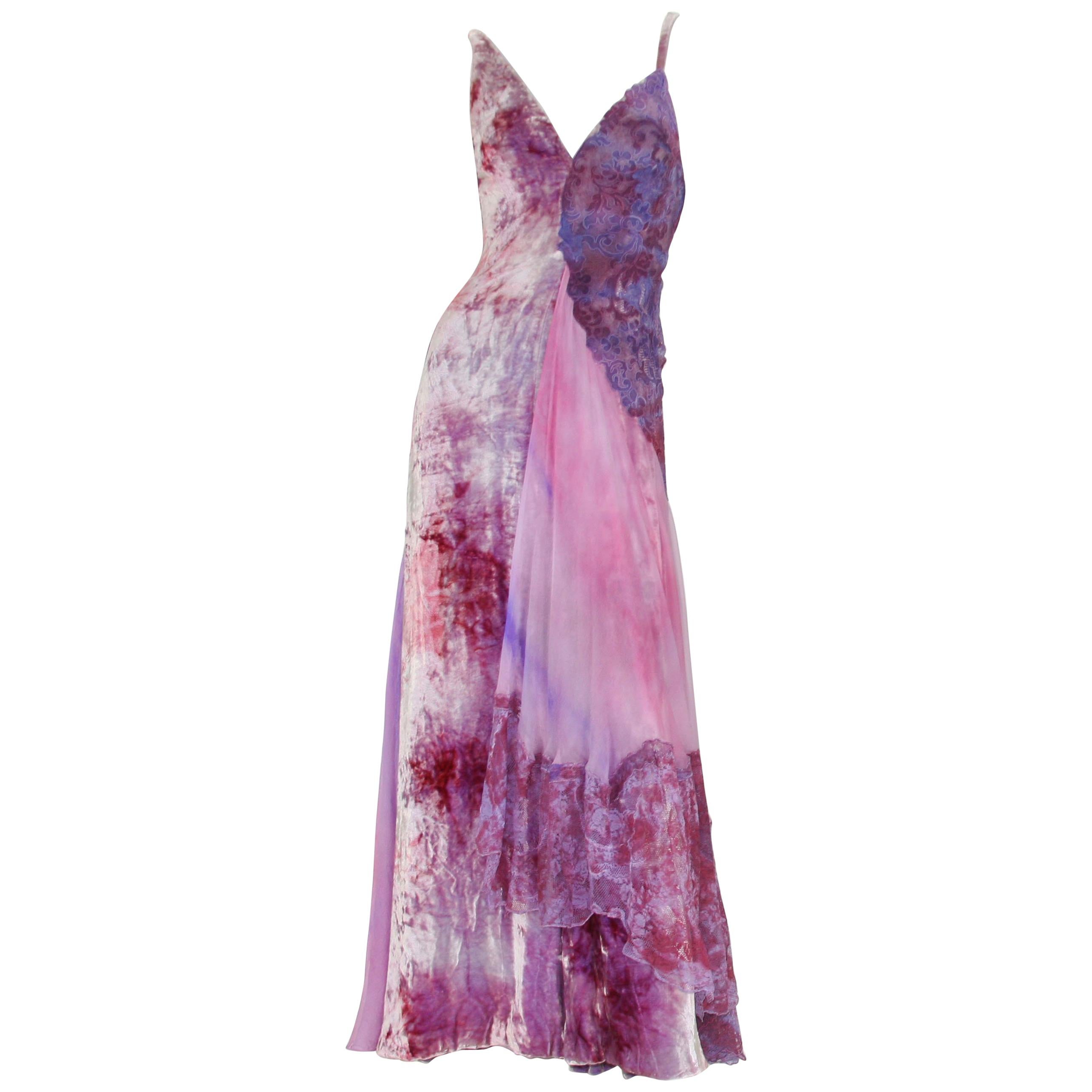 Purple Velvet Dress - Etsy