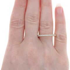 New Authentic Hearts of Pandora Ring, 14k Gold Eternity Band 58 '8.5' 150181CZ