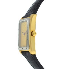 New Authentic Ladies Corum Ingot 24 Karat Yellow Gold Steel Quartz Watch