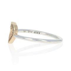 Authentique bague Pandora Symbole d'amour en forme de cœur en argent et or 14 carats 190925CZ