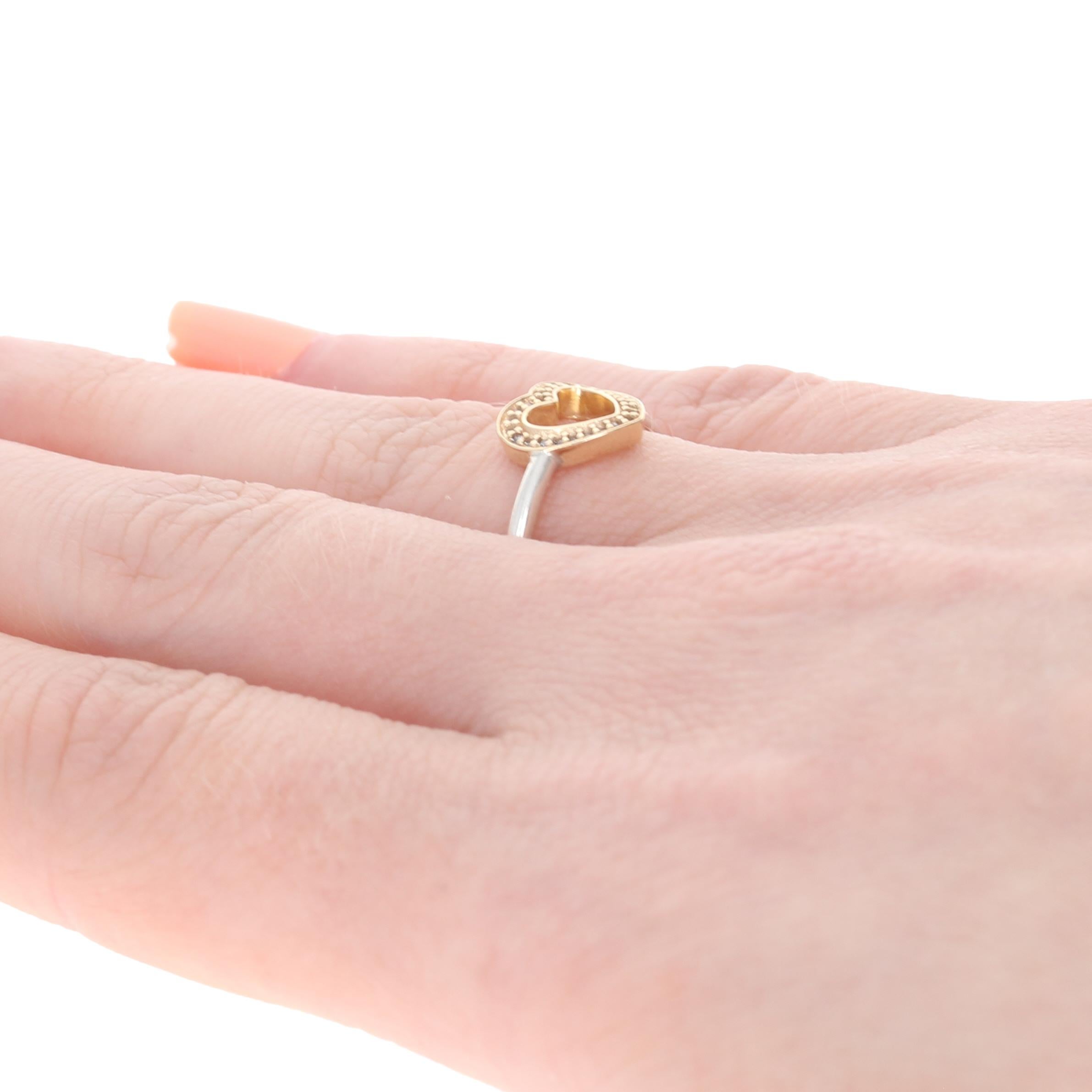 De las mujeres Nuevo Auténtico Anillo Pandora Símbolo del Amor Ster & Oro 14k 60 '9' Corazón 190925CZ en venta