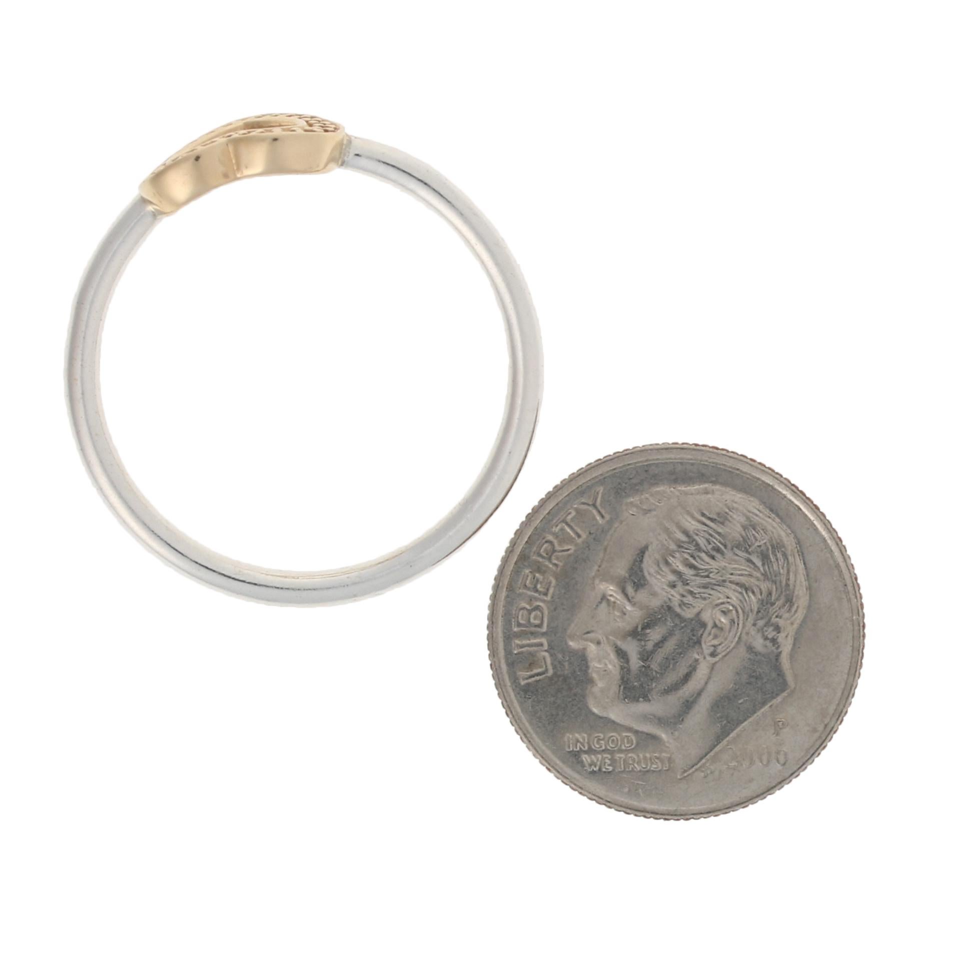 Nuevo Auténtico Anillo Pandora Símbolo del Amor Ster & Oro 14k 60 '9' Corazón 190925CZ en venta 1