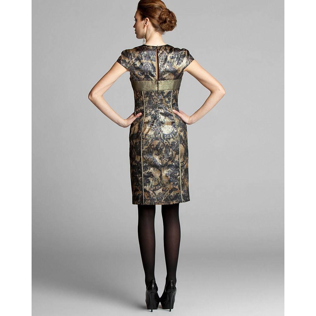 Women's New Badgley Mischka Couture Cocktail Dress Sz 2