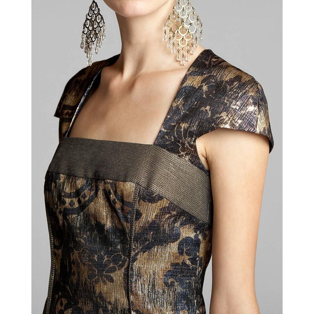 New Badgley Mischka Cocktail Dress Sz 2 In New Condition In Leesburg, VA