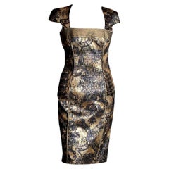 New Badgley Mischka Couture Cocktail Dress Sz 4