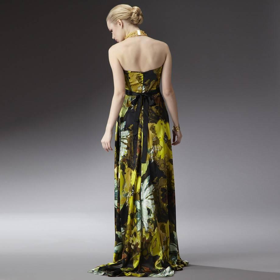 New Badgley Mischka Couture Evening Dress Gown Sz 8 In New Condition In Leesburg, VA
