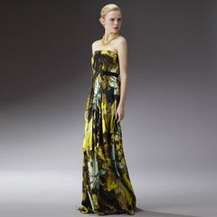 New Badgley Mischka Evening Dress Gown Sz 4
