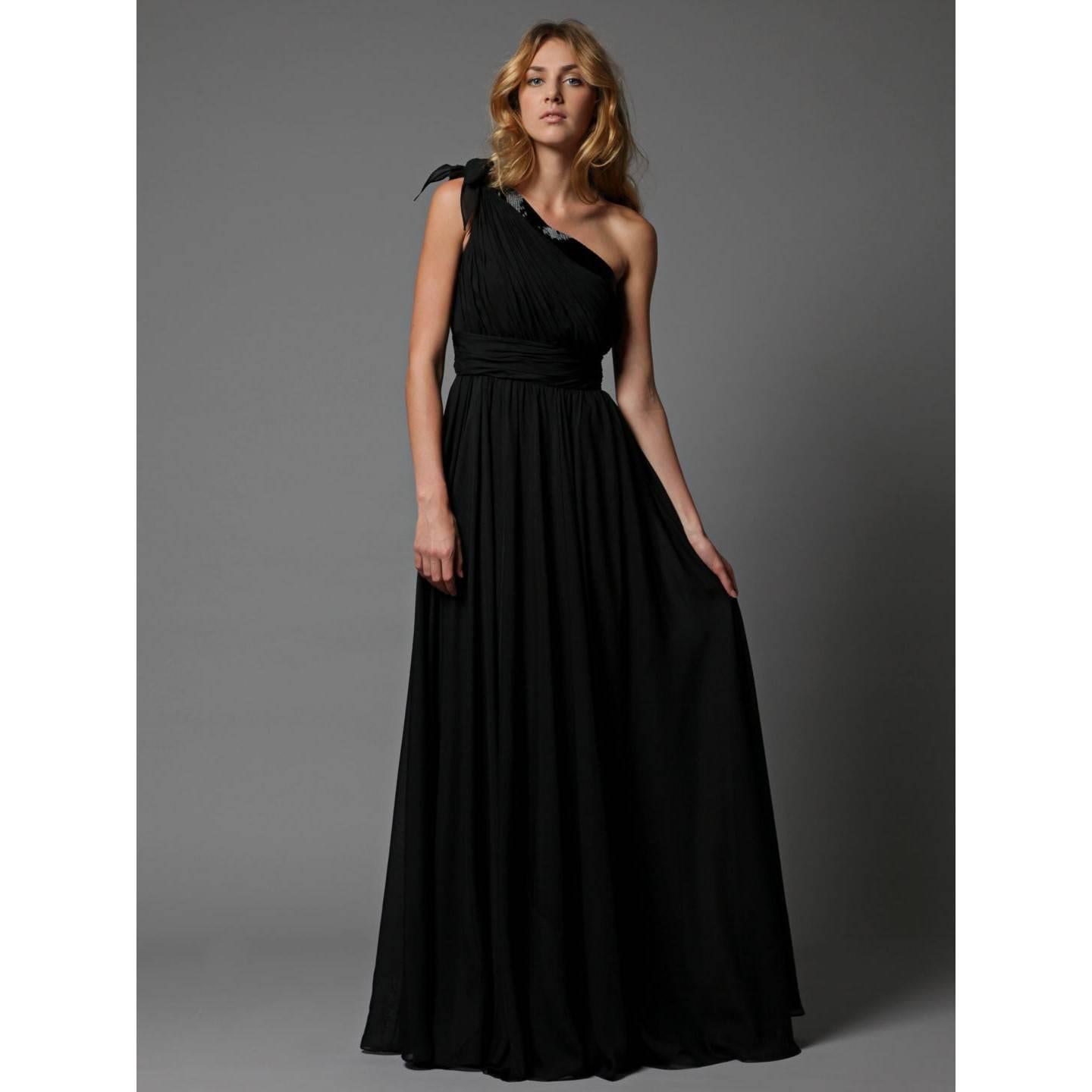 Women's New Badgley Mischka Evening Dress Gown Sz 4