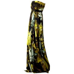New Badgley Mischka Evening Dress Gown Sz 4