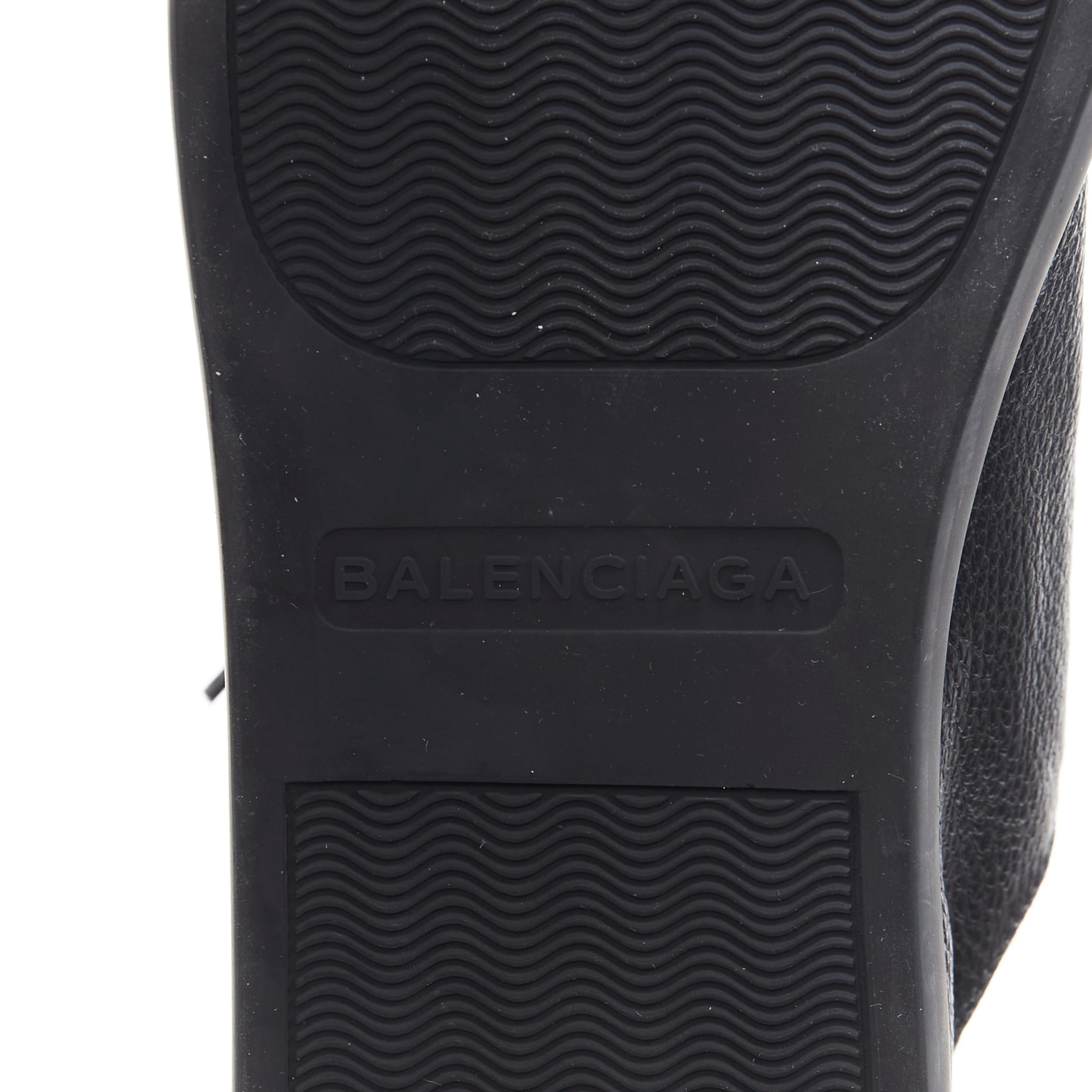new BALENCIAGA Arena Black Calf high top sneakers EU44 US10 565560 WA2N0 1000 5