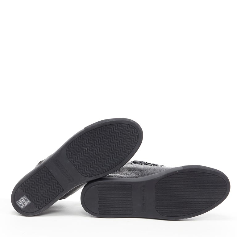 new BALENCIAGA Arena Black Calf high top sneakers EU44 US10 565560