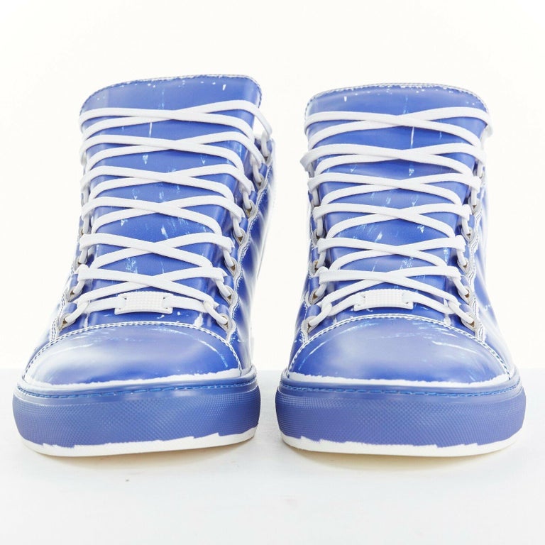 balenciaga arena high mens blue