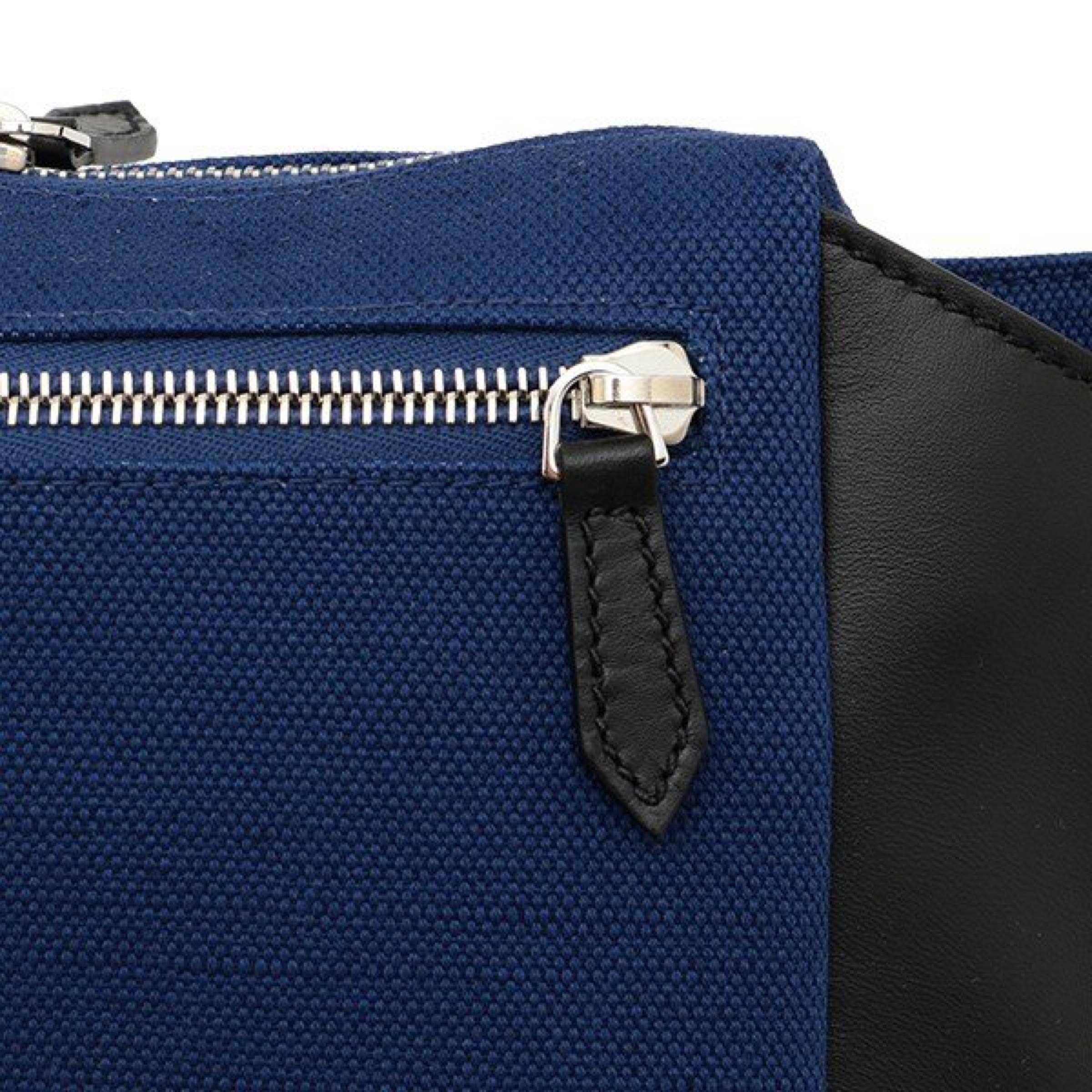 NEW Balenciaga Black Canvas Waist Bag Belt Bag For Sale 11