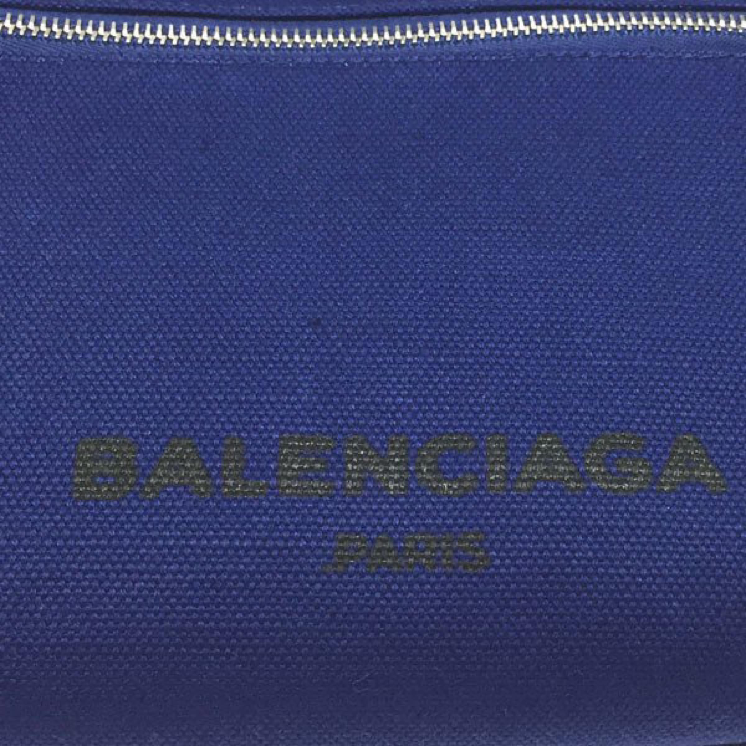 NEW Balenciaga Black Canvas Waist Bag Belt Bag For Sale 13