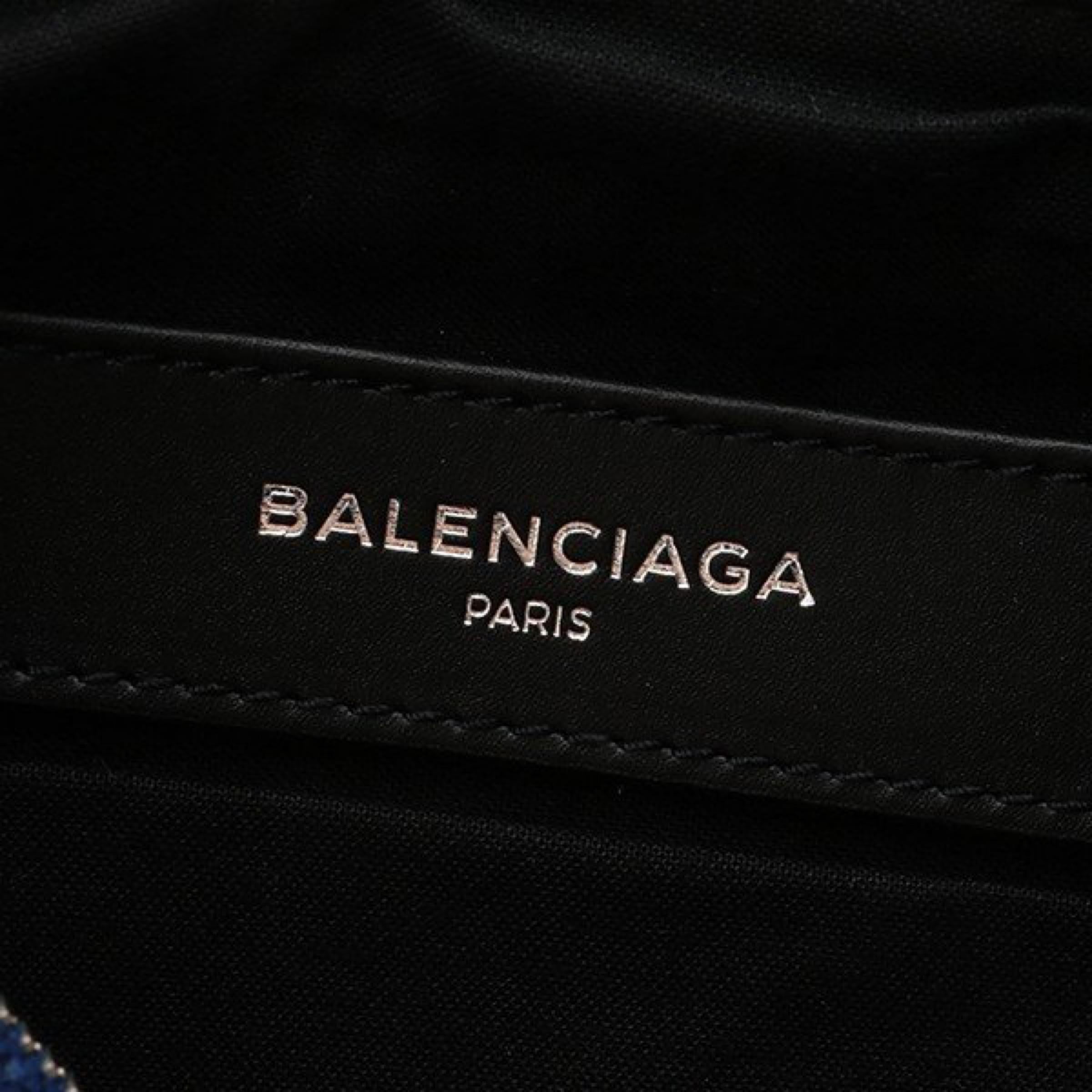 NEW Balenciaga Black Canvas Waist Bag Belt Bag For Sale 14