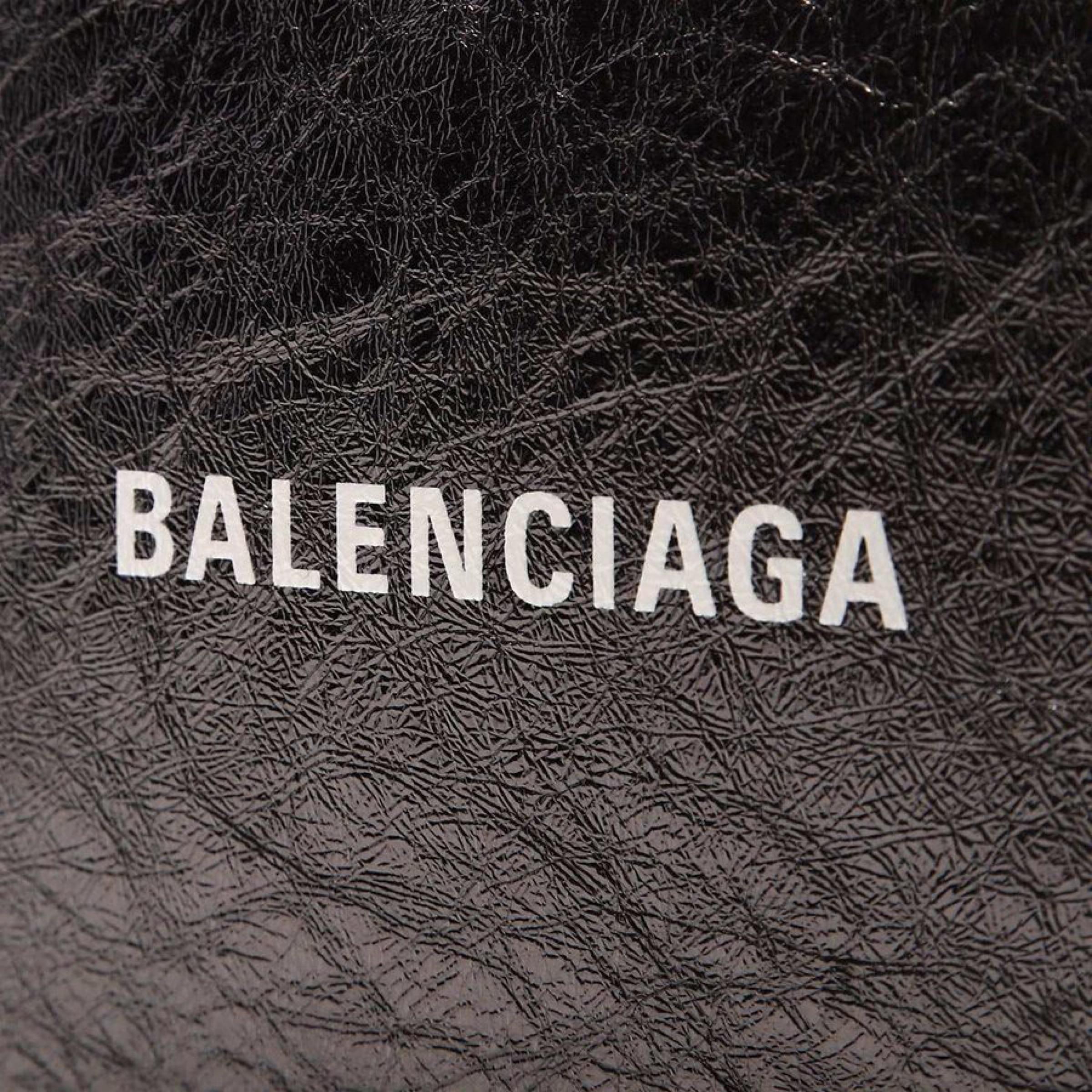 NEW Balenciaga Black Everyday XS Textured Leather Camera Crossbody Shoulder Bag For Sale 7