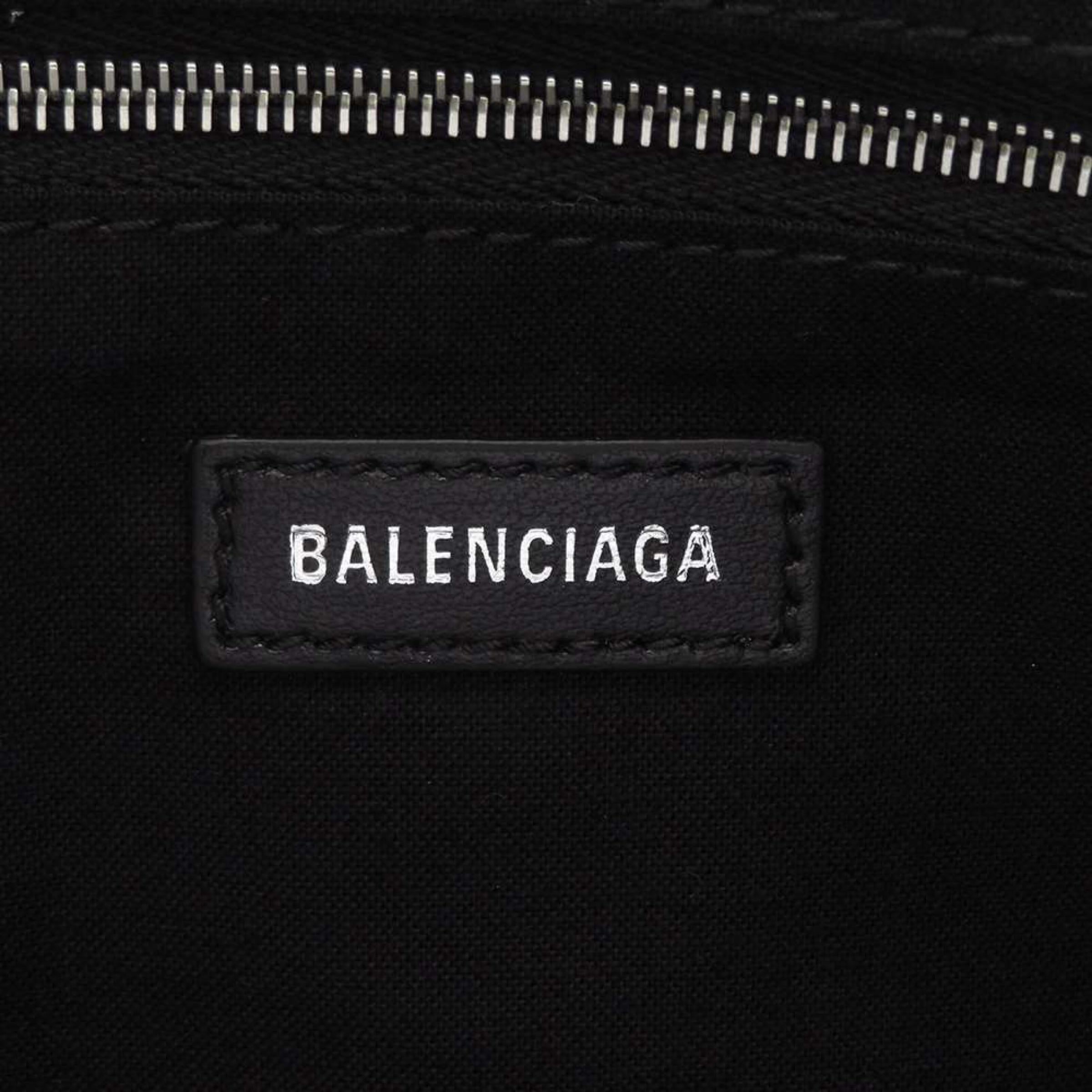 NEW Balenciaga Black Large Diagonal Monogram BB Logo Canvas Tote Shoulder Bag For Sale 4