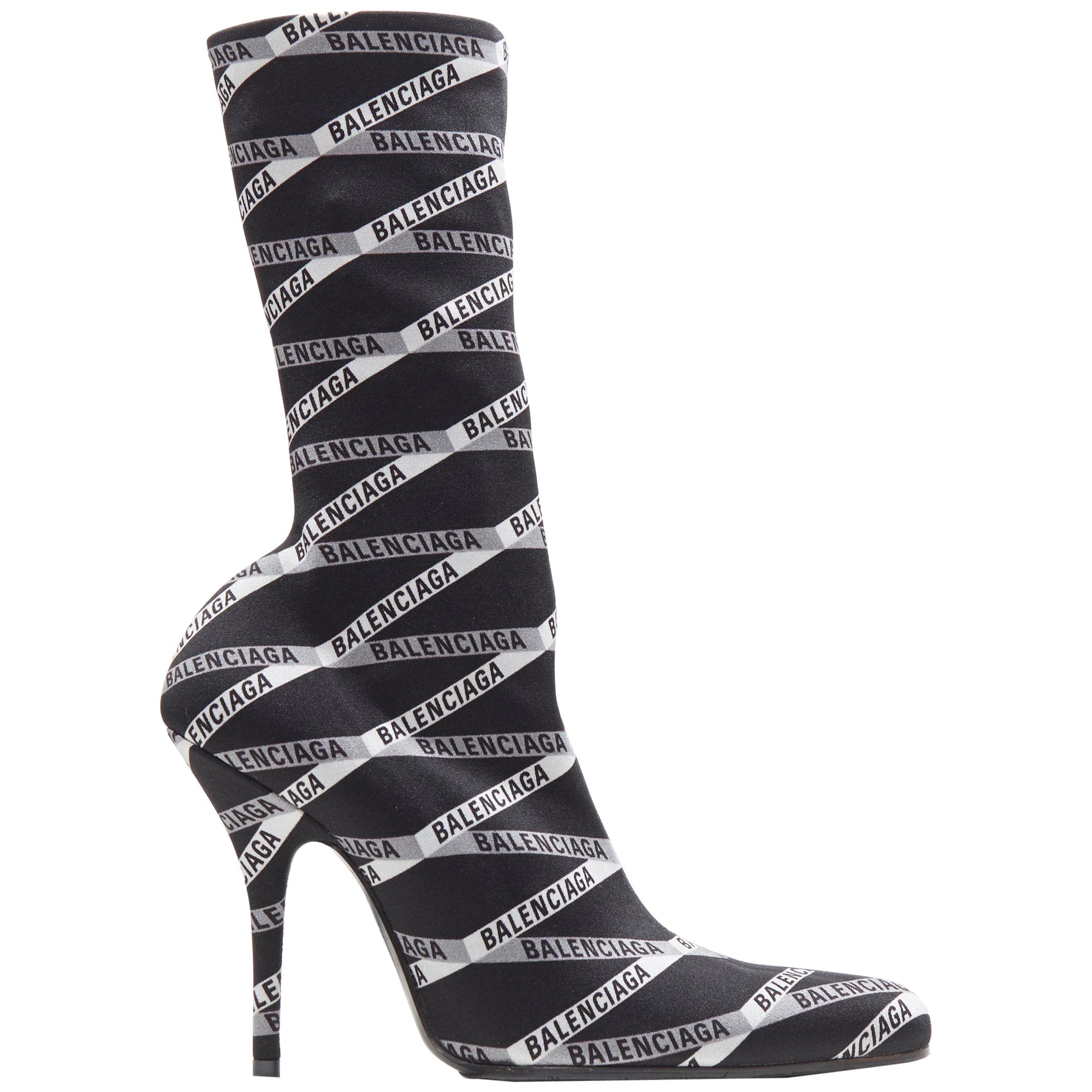 balenciaga high heel boots