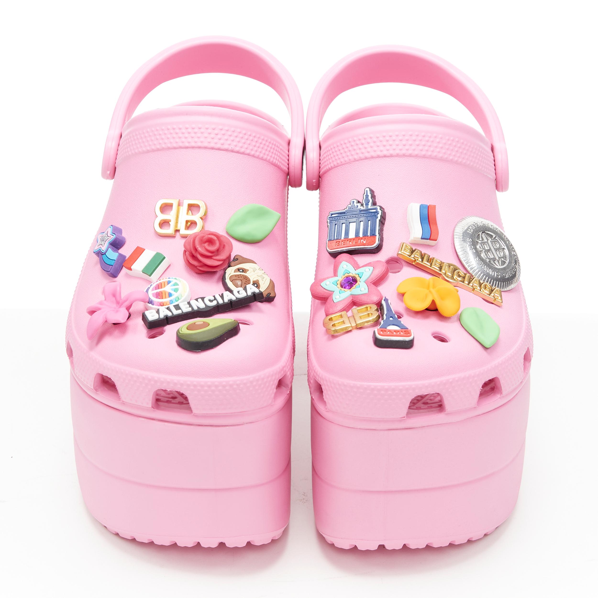 crocs platform sandals