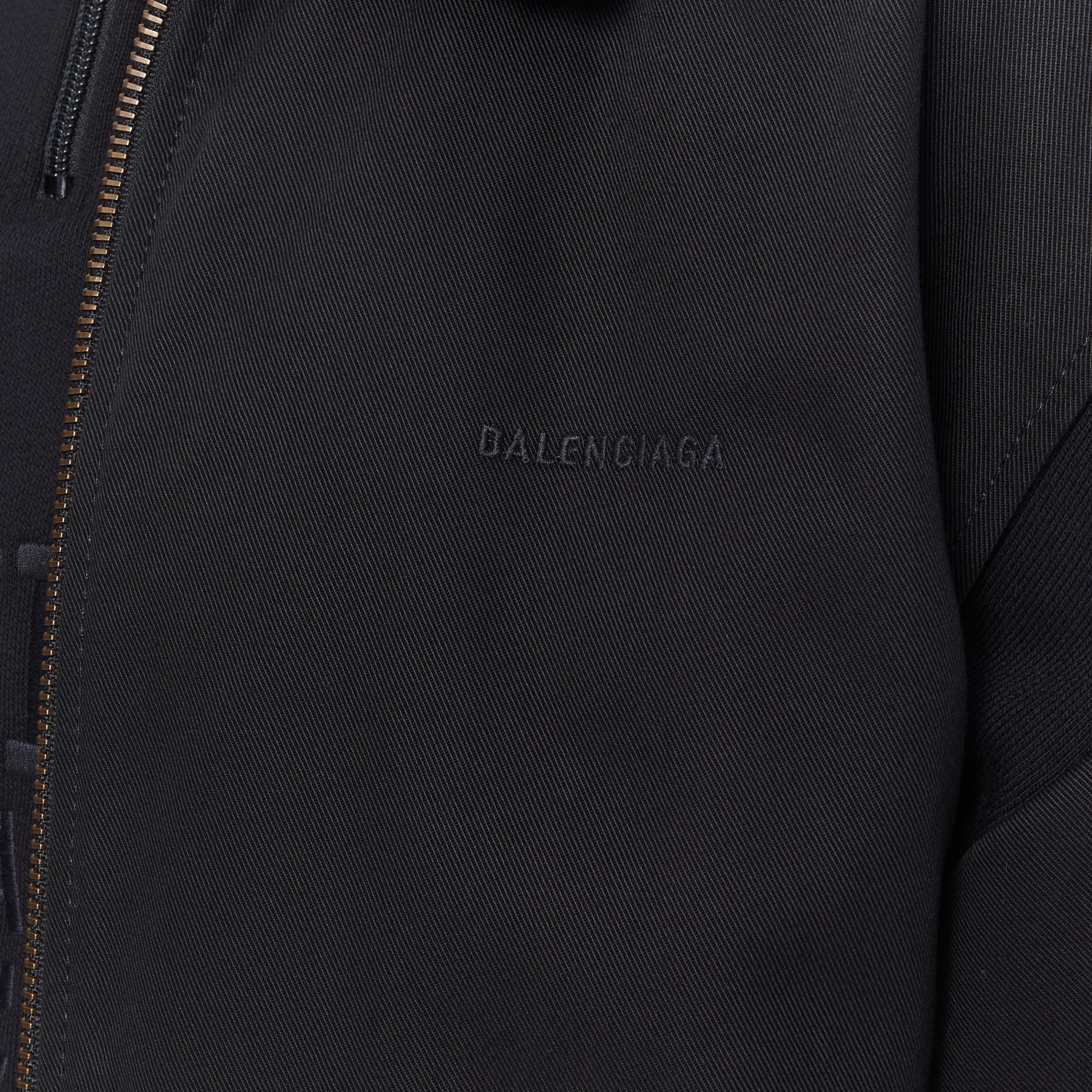 nuova Balenciaga DEMNA 2019 Twin Set trucker mezza zip pullover 3 in 1 giacca EU46 5