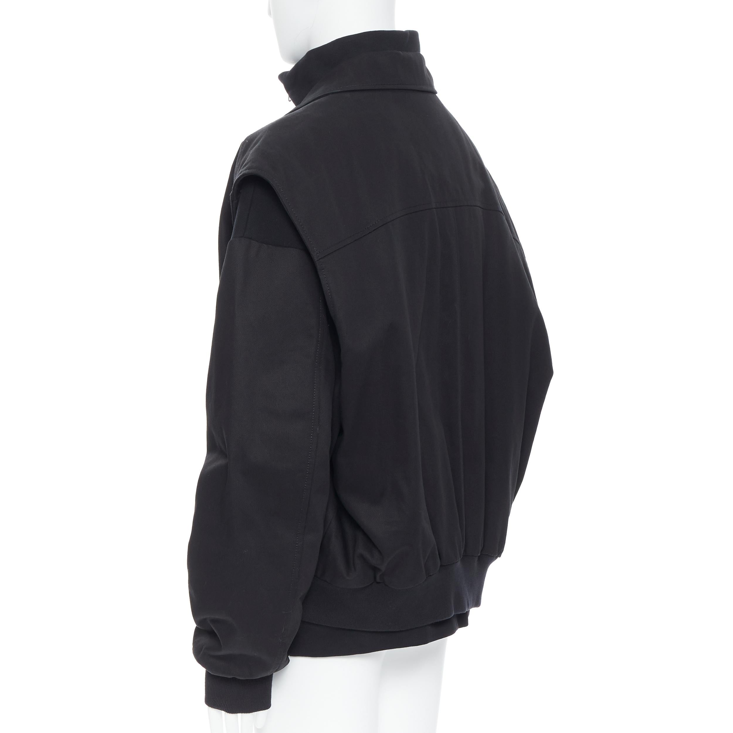 new BALENCIAGA DEMNA 2019 Twin Set trucker vest half zip convertible jacket EU48 2