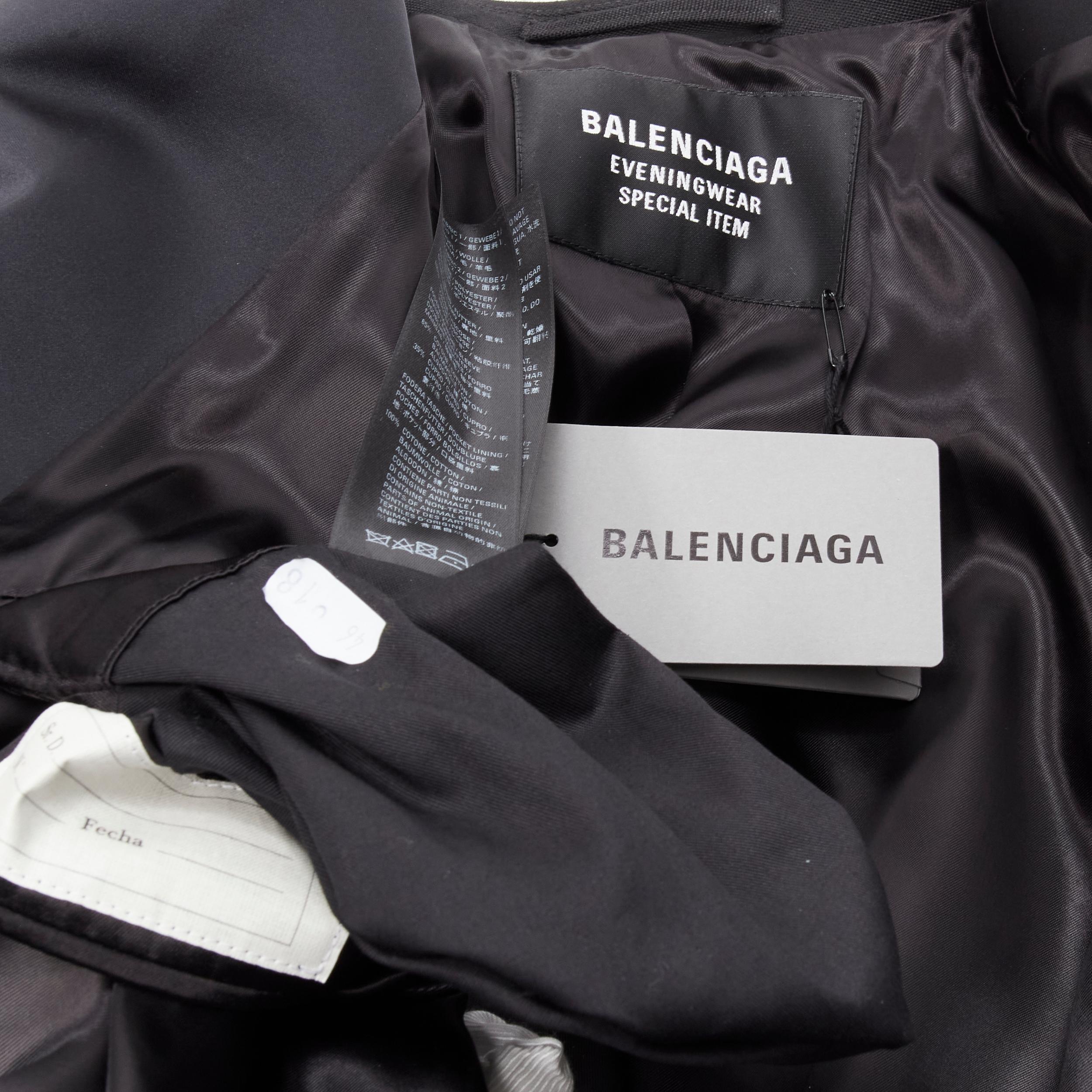 new BALENCIAGA DEMNA 2021 Eveningwear Special Item oversized tux blazer FR46 XL 8