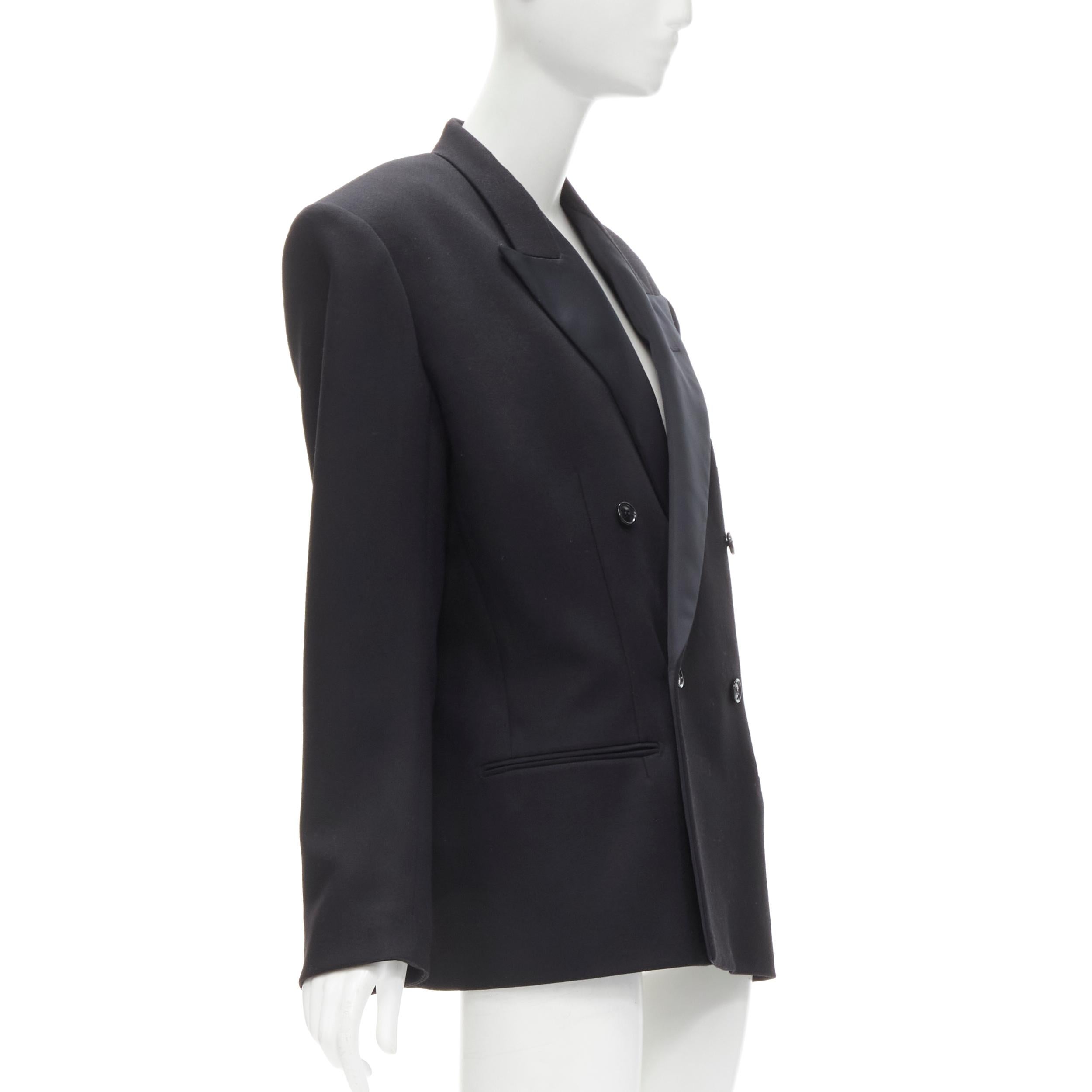 Women's new BALENCIAGA DEMNA 2021 Eveningwear Special Item oversized tux blazer FR46 XL