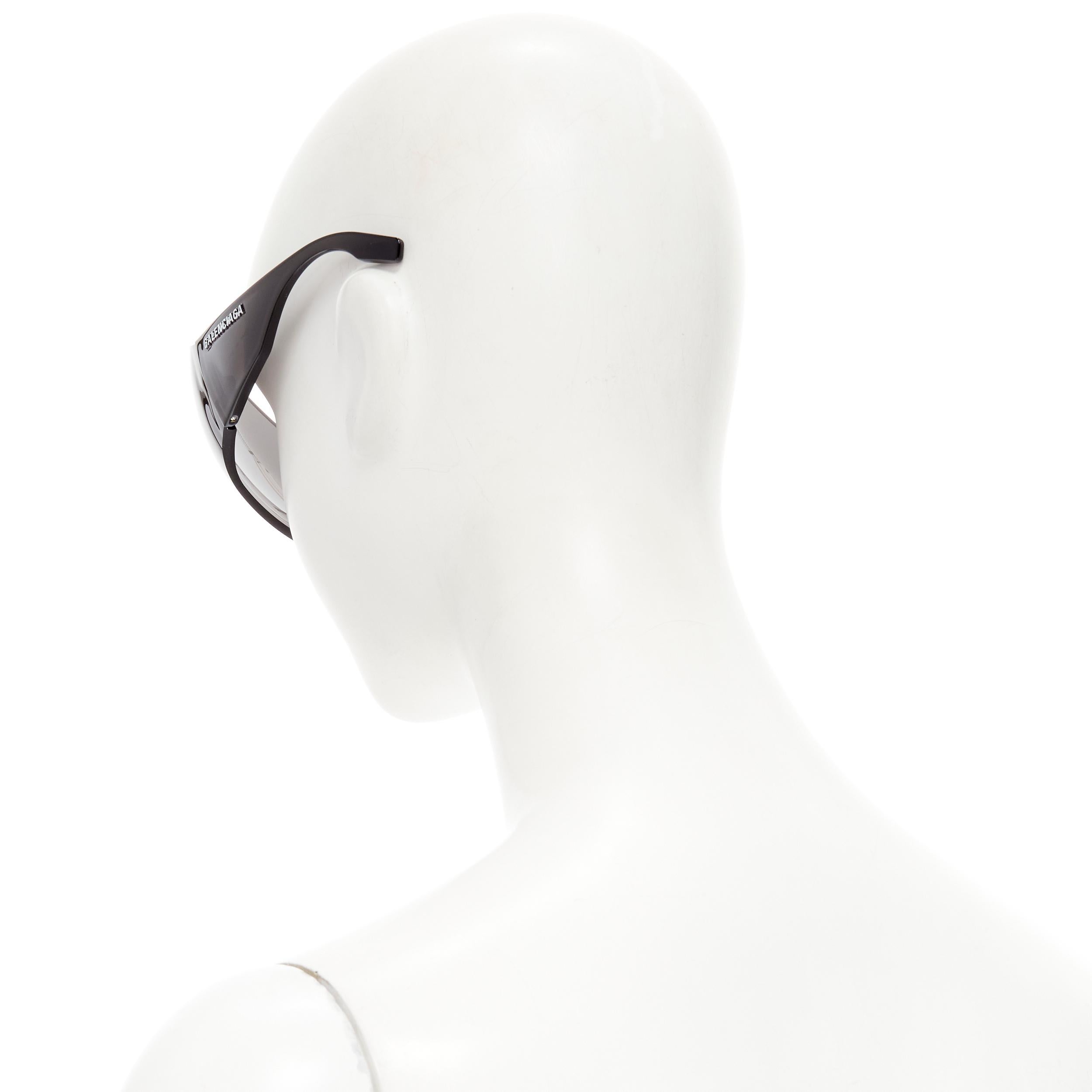 Women's or Men's new BALENCIAGA DEMNA 2021 Runway Butterfly Mask shield sunglasses Kim Kardashian