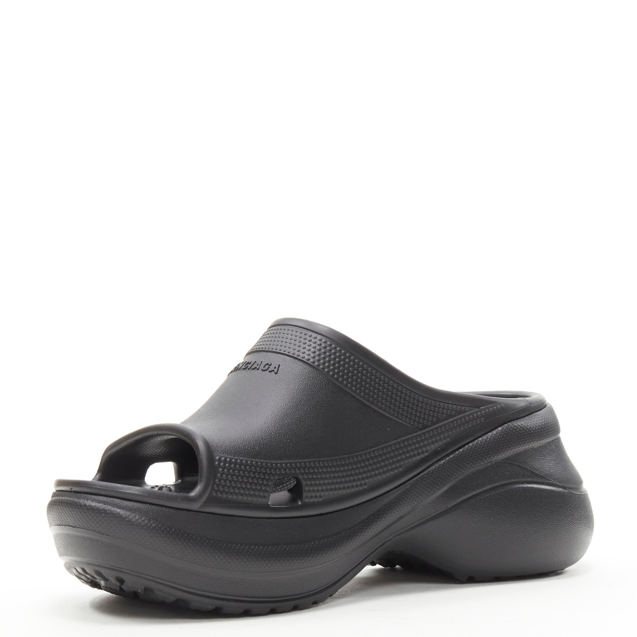 balenciaga wood clogs